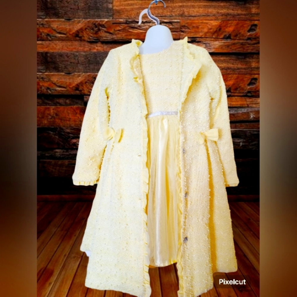 Nannette bids, elegant 2 pieces dress Girl, S 6, A-B01